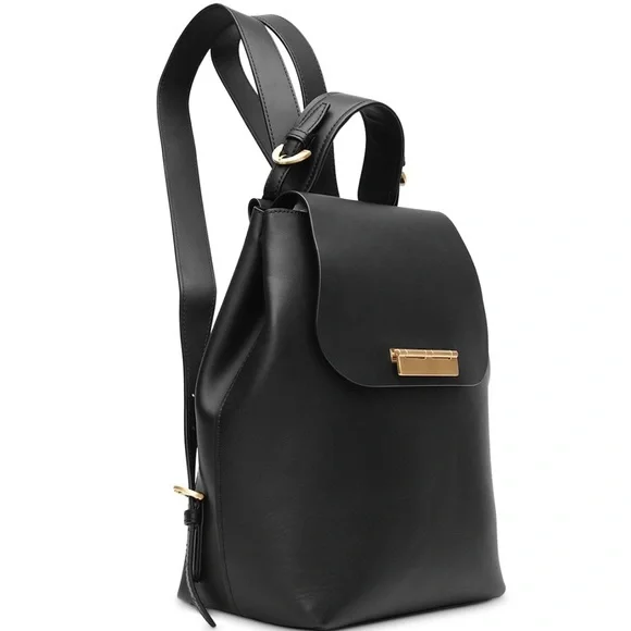 Zac Posen black backpack ZAC Zac Posen Eartha Iconic Top Handle Convertible Leather  main image 3